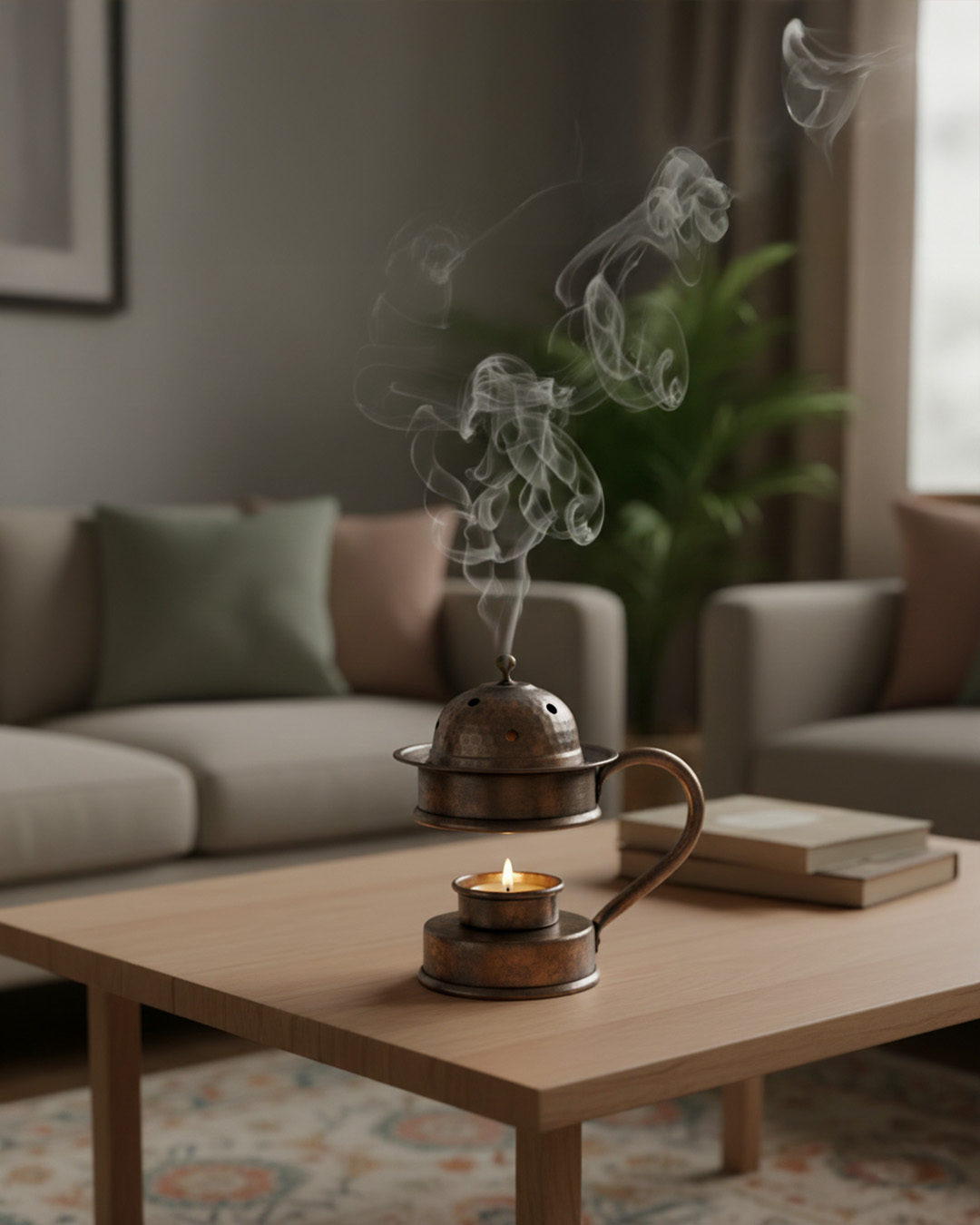 Bakır Eskitme Buhurdanlık